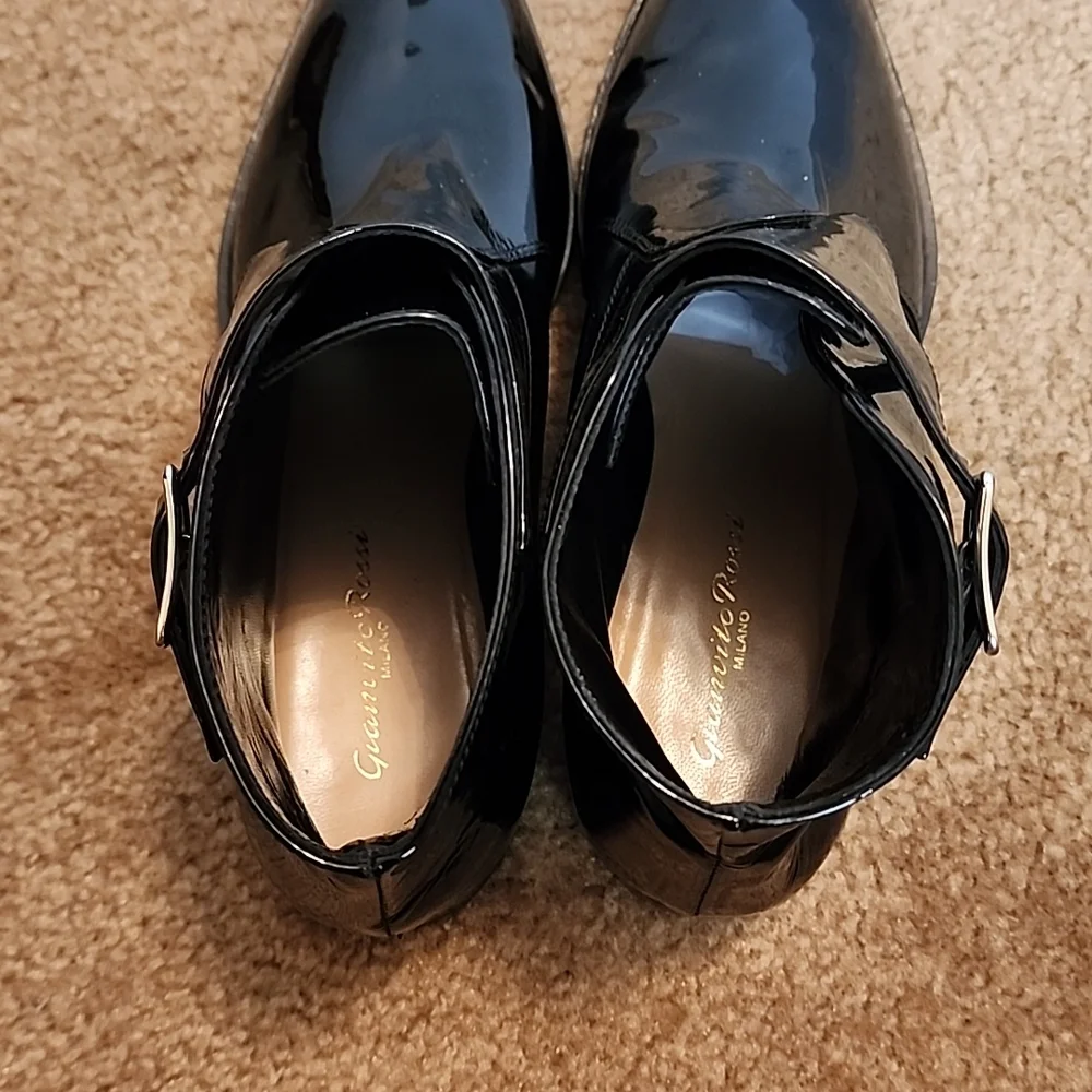 Gianvito Rossi Patent Leather Booties
